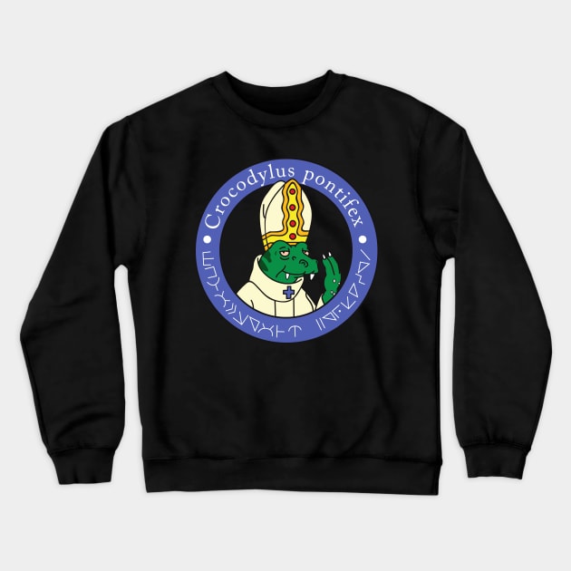The Space Pope Crewneck Sweatshirt by Sentry616